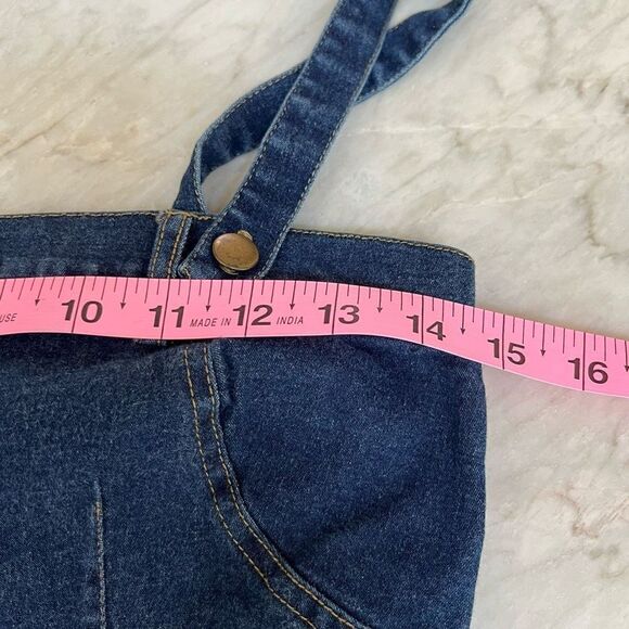 A-List by Wrapper vintage denim tube stretch dress size M - Picture 5 of 7